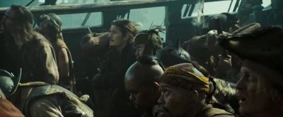 [Yelling indistinct incantation] - Pirates of the Caribbean: At World's End