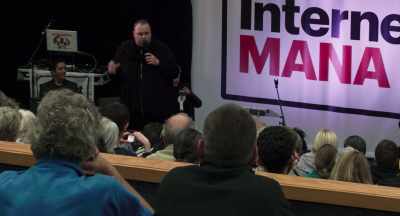 [yelling] - Kim Dotcom: Caught in the Web