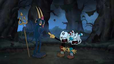 [yelling] The Dev-- - The Cuphead Show!