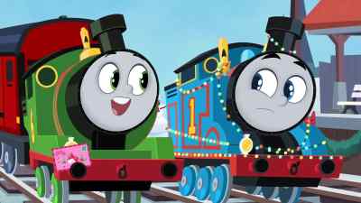 ♪ Yellow polka-dot bikini... - Thomas & Friends: The Christmas Letter Express