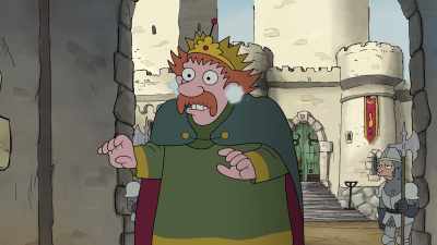 [yells] Jeez, it burns!
This is all your fault! - Disenchantment