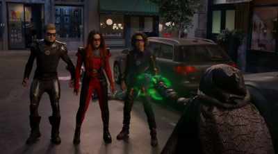-[yells]
-[Surge yelps] - The Villains of Valley View