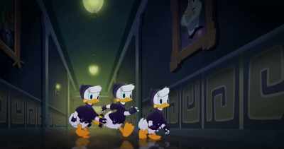 -(yelping)
-(both panting) - Legend of the Three Caballeros