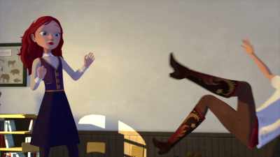 [yelps and grunts] What did you do? - Spirit: Riding Free