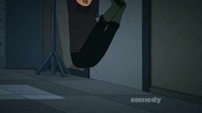 [yelps in pain] - Corner Gas Animated