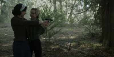[ Yelps, laughs ] - Project Blue Book