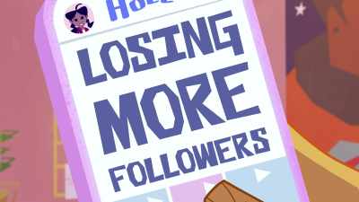 -(YELPS)
-(PHONE BEEPS) - The Proud Family: Louder and Prouder