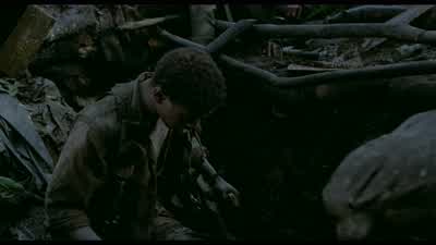 Yeah. That must have been some fucking fight. You alone here, man? Yeah. The bunch of fucking faggot - Platoon