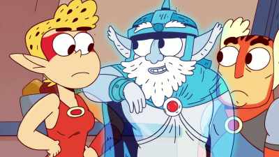 -[yelps]
-[thud] - ThunderCats Roar