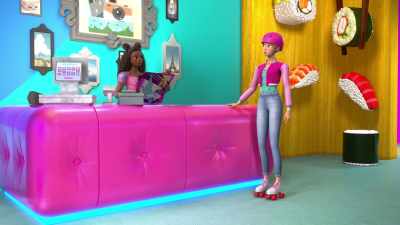 Yep. Hang on a sec,
just need to grab my skates. - Barbie: A Touch of Magic