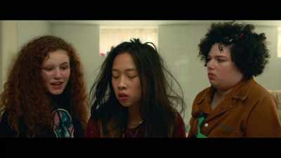 Yep. No need to panic
about spilled blood and alert her mom - The Slumber Party