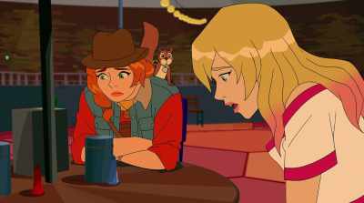 -Yep. Sure is.
-(CHITTERS) - Marvel Rising: Operation Shuri