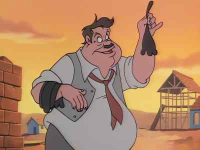 Yep. Well, they certainly look like
toon wolfprints to me. - Bonkers