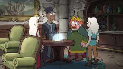 -"Yes."
-[all gasp] - Disenchantment