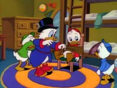 Yes, anyone could be
a mole monster - DuckTales