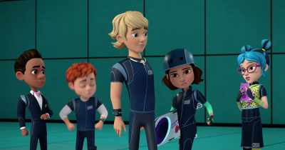 -Yes, you are. We were just--
-No, no, no. - Spy Kids: Mission Critical
