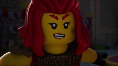 Yes! Destroy him so hard, Nya! - LEGO Ninjago: Dragons Rising