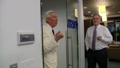 Yes this gentleman's doing a documentary - Get Me Roger Stone