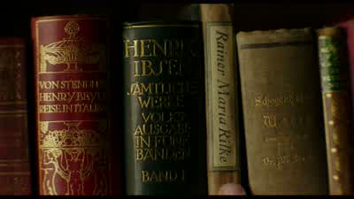 Yes Great thinking RabbitWe'll use all of these books to make a fake floor that she'll fall throughStraight into a pit full of piranhasand and lava and baconWhy she won't know what hit her ShhShh ShhYou shush Shush meLet's get a book and let's go - Jojo Rabbit