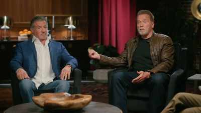 Yes, he was on a different
track than I was. - Arnold & Sly: Rivals, Friends, Icons