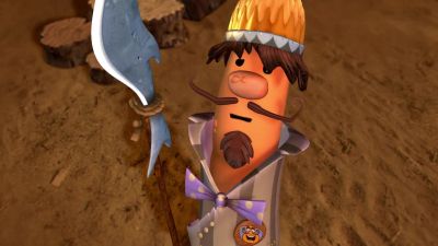 Yes How do we know if he is telling the truth sire - Jonah: A VeggieTales Movie