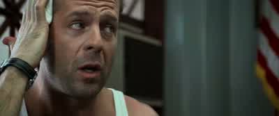 Yes I was saying thatwe're dealing with a megalomaniacal personalitywith possible paranoid schizophreniaHey how about we just skip down to the partwhere you tell me what the fuckthis has to do with me huh - Die Hard with a Vengeance