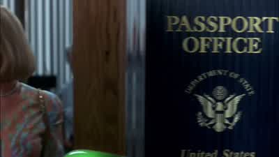 Yes I'd like to renew my passport pleaseI'll be leaving the country very shortlyTraveling aloneYes I'll be a widow - Addams Family Values
