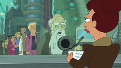 Yes, I'd like to request a death certificate. - Futurama
