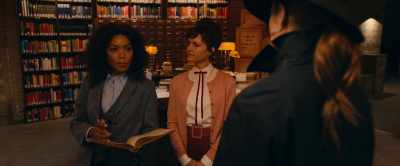 -Yes, I'm literary. I'm a librarian.
-Be that as it may. - Gunpowder Milkshake