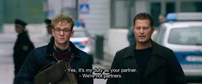 - Yes, it's my duty as your partner.
- We're not partners. - Hot Dog
