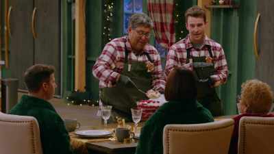 - Yes, it's soaked in that
raspberry sherry concoction. - Baking It