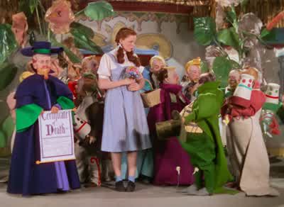 Then this is a Day of Independencefor all the Munchkins and their descendantsIf anyYes let the joyous news be spread The Wicked Old Witch at last is dead - The Wizard of Oz