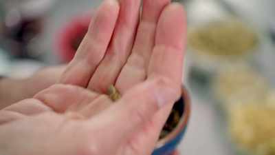 - Yes, malt, yes.
- These are some dried crickets. - The World According to Jeff Goldblum