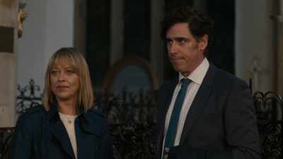 -Yes, milady.
-Coming into the church, - The Split