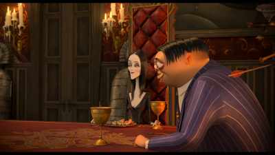 -Yes, Mother.
-(PUGSLEY MUMBLES) - The Addams Family