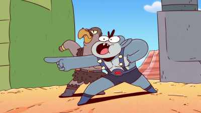 -Yes, nice job!
-[both laugh] - ThunderCats Roar