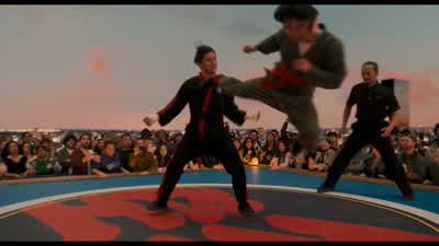 -Yes! -Nice! - Karate Kid: Legends