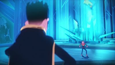 Yes! Oh, did you see that? - Batman and Superman: Battle of the Super Sons