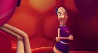 Yes, your regal-ness.
Of course. - Maya the Bee: The Honey Games