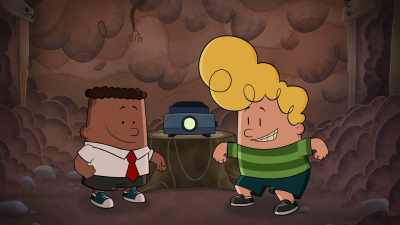 Yes! Secret underground fort handshake! - The Epic Tales of Captain Underpants