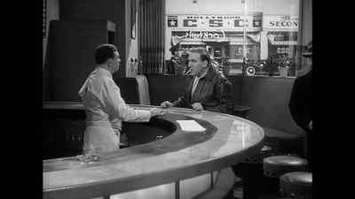 - Yes, sir?
- Bourbon straight with a bourbon chaser. - The Blue Dahlia