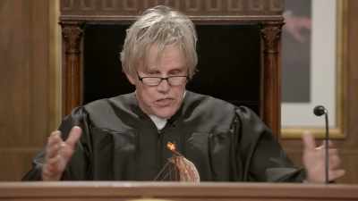 Yes, sir, 'cause the cat's
about this big - Gary Busey: Pet Judge