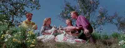 ♪♪ Yes, sirree, spring discloses
that it's all one supposes ♪♪ - Seven Brides for Seven Brothers