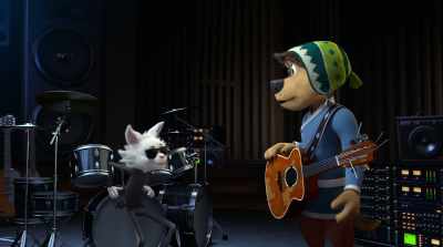 Yes! So reach inside yourself...
Wh... where did you come from, mate? - Rock Dog