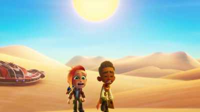 -Yes.
-[speaking Poobian] - Star Wars: Young Jedi Adventures