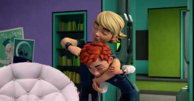 -Yes! Talking.
-[yelps] - Spy Kids: Mission Critical