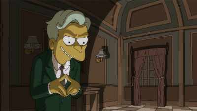Yes, that's right.
It's me, Mr. Burns from the future. - The Simpsons: The Past and the Furious