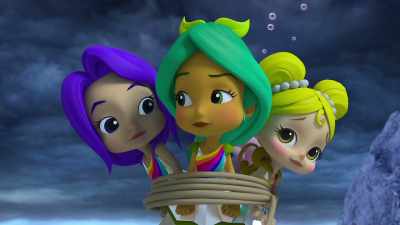 Yes. The clouds we saw. And the lightning. - Rainbow Rangers