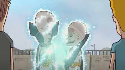 - Yes, their primitive language - Beavis and Butt Head Do the Universe