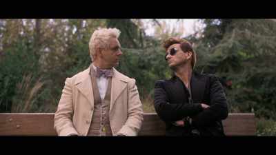 Yes, but there is a boy.
He's over there, - Good Omens
